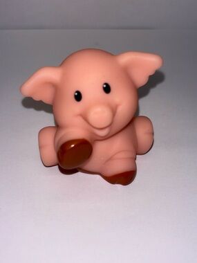 VTG 2010 Fisher Price Little People Pink Muddy Pig Figure for Farm and Barn